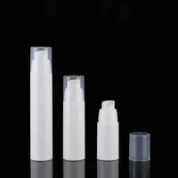 15ml 30ml 50ml airless lotion pump bottles PP White airless pump lotion bottle