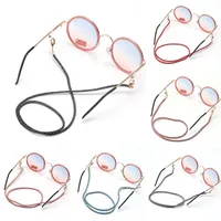 Óculos de sol quadros moda cadeia antiderrapante nylon óculos de óculos titular do cordão de pescoço de pescoço lendo óculos Universal simplicidade corda