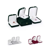 Velvet Jewelry Box For Expensive High Quality Necklace Earrings Ring Bracelet Bangle Pendant Set Packaging And Display