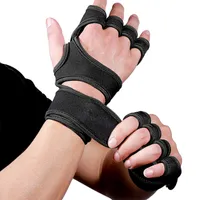 Подъемные перчатки для тренировок тренировок тренировочный тренажерный зал Фитнес перчатки женские мужчины Crossfit Bodybuilding Gymnastics браслеты ручной ладонь