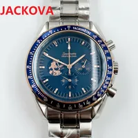 Top Relogio Luxury Japan Reloj de cuarzo Hombre 44mm Sapphire Hombre Día Fecha Funcional Funcional 316L Relojes de Acero Montre De Luxe Wrkwatches