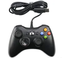 Shock-kabelgebundene USB-Spielcontroller Gamepad-Joystick für Microsoft Xbox Slim 360 Windows-PC mit Schultern Tasten