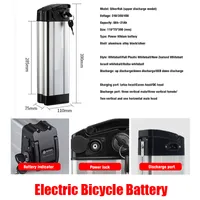 Electric Bicycle Battery Packs 24V 36V 48V 52V For 10Ah 12Ah 15Ah 20Ah Duty Free High Power Lithium Vehicle Rechargeable Batteries