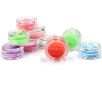 10Gram Mini Kosmetik Leeres Glas ca. 38 x 20mm Reisegröße Kunststoff Klarer Pot Gesichtscreme Probe Flasche Lidschatten Makeup Lippenbalsam