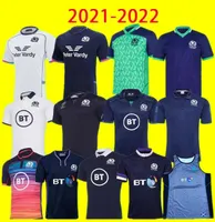 2021 2022 Schotland Rugby League Jersey 21 22 Vintage National Team Rugby Blue Shirt Retro Polo T-shirt Heren Word Cup Topkwaliteit Tshirt Sevens Home Away