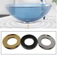 Inne kąpielowe materiały toaletowe zlewozmywakowe pierścień do montażu zlewozmywaków do szklanego oprawy do basenu czarna chromowana podkładka do przodu dostępność domu