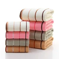 Ręcznik bawełniany zestaw do łazienki do łazienki 2xhand twarz ręczniki dla dorosłych biały brązowy szary Terry Washcloth Travel Sport