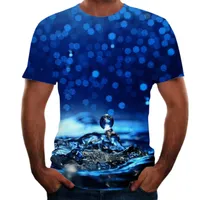 Männer Kleidung Polo T-Shirt Große 3D Druck Oversize-T-Shirt Wassertropfen Kurzarm Plus Größe T-shirts Herren T-Shirts Benutzerdefinierte 3D T-Shirts Vereinigtes Königreich Südafrika für Männer Grafik