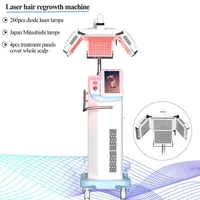 Diodenlaser Haar wachsen leichte Sch￶nheit Ausr￼stung Haare restauriert niedrige Level Lazer Therapie Mitsubishi Dioden Lampen Maschine 260pcs