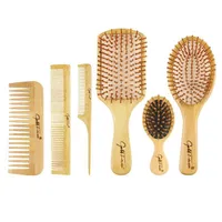 kit di strumenti per acconciature per capelli per capelli professionale per massaggio ad aria in legno.