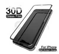Verre trempé en alliage d'aluminium 9D pour iPhone 12 6 6S 7 8 PLUS Protecteur d'écran Film X XR XS Max Protection Glasse