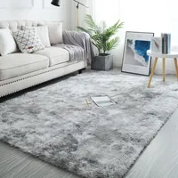 Matta för vardagsrum stora fluffiga mattor anti skid raggy område matta matsal hem sovrum golvmatta 80x120 cm 625 v2