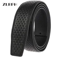 Belts ZLRPH Brand High Quality Cowhide Luxury Business Men's Automatic Buckle Belt Black 3.5cm GZYY-LY35-3589