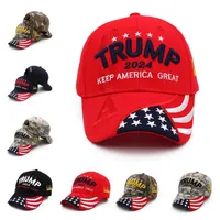 Gorra de béisbol de camuflaje estadounidense y europea Trump Sombrero 2024 Tapa deportiva ajustable para hombres y mujeres