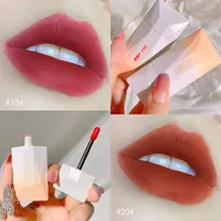 Lip Gloss 8 colori liscio matte idratante liquido rossetto rosa rosso arancione arancione lungo labbra portatile trucco maquiagem tslm1