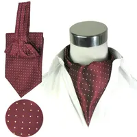 Männer formale Polyester Silk Paisley Flower Polka Dot Krawatte Elegante Bräutigam Business Hochzeit Jacquard Neck Krawatte Krawatte Krawatten
