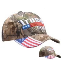 Hotsale Caps !!! Camouflage Haft Trump 2024 Zachowaj Ameryka Great DonalEtromp Baseball Peaked Cap Dorośli Kapelusz sportowy