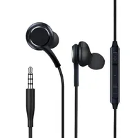 Hoogwaardige oordopjes oortelefoons 3.5mm / type C in-ear microfoon bedrade headset stereogeluid met volumeregeling voor de persoonlijkheidsmode van S8 S9