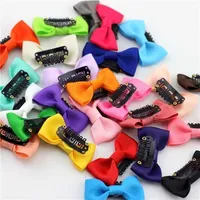 10pc 2&quot; Little Bow Solid Ribbon Bows Babies Fine Wispy Hair Mini Wisp Clip born Small Hair Clip Infant Hairbows Hairpin 211023
