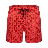 19SS Mens Summer Shorts Pants Fashion 4 Färger Brev Skriv ut Dragstränga Shorts 2021