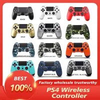 Logo PS4 Wireless Controller High Quality Gamepad 22color For PS4 Vibration Sony Joystick Game pad GameHandle Controllers Play Station With Retail Box