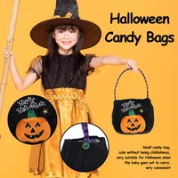 Gift Wrap Halloween Candy Tassen, Trick Or Treat Goodies Buckets Tote, Pouch met handgrepen, Partij Gunstbenodigdheden
