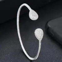 Bangle Kellybola Diseño Conjuntos de anillos abiertos Dubai Bridal Joyería elegante para mujeres Boda Brincos para Mulheres