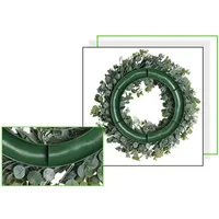 Decorative Flowers & Wreaths Simulation Wreath Wedding Decoration Venue Layout Props Valentine&#039;s Day Door Knocker Pendants Drop Ship 2021