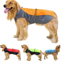 Hundebekleidung Pet Regenmantel Wasserdichte Reflektierende Mantel Atmungsaktive Angriffe Regenmantel Mantel Für große Hunde Kleidung liefert