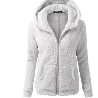 여자 짧은 코트 탑 2021 가을과 윈터 테디 캐주얼 레이디스 재킷 모방 양 컬링 느슨한 블라우스 chaqueta mujer jackets