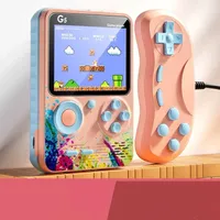 Nostalgischer Griff G5 Eltern-Kind-Handheld-Spielkonsole 500Games-Konsolen Farbbildschirm Retro FC-Spiele 4 Farben