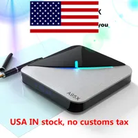 ship from USA in stock A95X F3 Air 8K RGB Light TV Box Android 9 Amlogic S905X3 4GB 32GB Wifi 4K Smart A95XF3 Set top