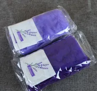 Paars katoen organza lavendel sachet tas DIY gedroogde bloem pakket tas bruiloft gift wrap