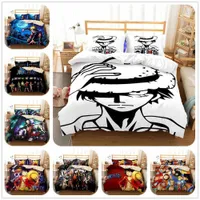 Jedna Japonia Anime gry Summer Bed Pillowcases kołdra kołdra Set Single Queen King 3d Pince
