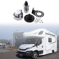 7 Way RV Boot Truck Trailer Metalen Plug Connector Adapter met Socket Kit voor Europese standaard accessoires ATV-onderdelen