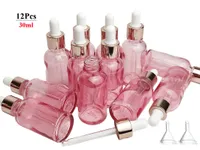 Storage Bottles & Jars 12Pcs 30ml Dropper Bottle Empty Eye Glass With Pipettes Serum For Essential Oil Blends Perfume