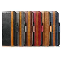 Business Magnetic Leather Wallet Cases For Samsung S21 S20 Note 20 A03S A22 A82 A32 A52 A72 A42 A02S A12 Magnet Deluxe Flip Cover Credit ID Card Slot Holder Book Pouch