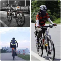 Luces de bicicleta Inteligente trasero Flashing Marco de tráfico de la señal de giro de la bicicleta con la luz de seguridad remota para el ciclismo