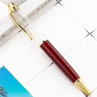 Nouveau grand tube vide bille stylos tube stylo à bille stylos métalliques garniture auto-remplissage flotte fleur de fleur séchoir cristal bille