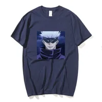 Японские аниме Jujutsu Kaisen Harajuku Хлопковые футболки Печать Случайные Семья Одежда набор Мальчики Мода Мальчики Топы Мужские Футболки
