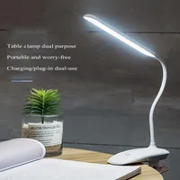 LEDS Tischlampe kreative Kinder Lernbuch Clip Desk Lichter Morden Office LED Lamps