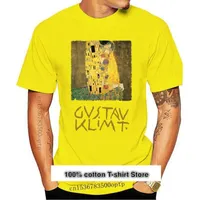 Męskie koszulki Camiseta del Beso de Gustav Klimt Art Nouveau, Ropa Nueva
