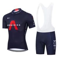 2021 Grenadier-Inéos Jersey Cyclisme Jersey 20D Gel Ensemble Vêtements Vélo Vêtements Vélo Vêtements Vélo Ropa Ciclismo Mens court Maillot Culotte Costume