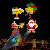 Lampade per prato Luce del progetto di Natale a LED con 12 motivi lampada paesaggistica per la festa di compleanno di Halloween Carnival Navidad Decoration