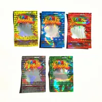Новая голограмма Dank Gummies Bags 500 мг Mylar Bag Edibles Упаковка Gummy Bag