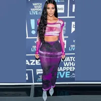 Casual Dresses Tina Beauty 2021 Kardashians inspiriert Sheer Print Zwei Teile Set Mesh Top Tight Long Destrety Celebrity Style Trendy Bodycon