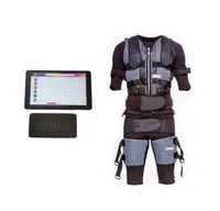 Drahtloser elektrischer Muskelstimulator EMS Training Anzug Körperschleift Fitnessmaschine für Home -Fitnessstudio Trainer