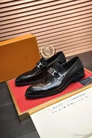L1 رجل حذاء عارضة الفاخرة أكسفورد جلد طبيعي اليدوية لل زفاف الأعمال الكلاسيكية الأحذية الرسمية مصمم حفلة موسيقية فساتين طويلة 33