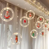 Cuerdas LED String Light Room Decoración Accesorios Navidad Colgantes Luces USB Enchufe lámpara de vacaciones Feliz Lámparas para el hogar