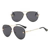 2021 Brand design Sunglasses women men Brand designer Good Quality Fashion metal Oversized sunglasses vintage female male UV400.
